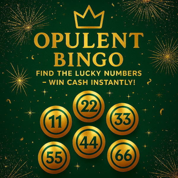 🎱💷 OPULENT BINGO 💷🎱 WIN UP TO £666 💷 Instantly 💷