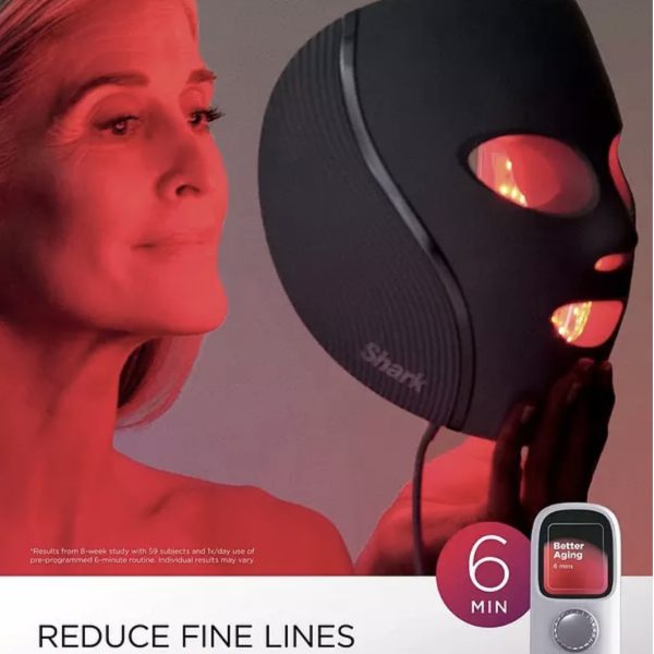 Shark 🦈 CryoGlow 🌟 Under-Eye 👁️ Cooling & LED Anti-Ageing & Blemish Repair Mask 🎭 (£200 Cash Alt 💷)