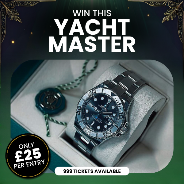 💎 ROLEX YACHT-MASTER 40mm RHODIUM – 2022 FULL SET (UNWORN)💚👑 - £9,000 Cash Alt (ONLY 999 ENTRIES)