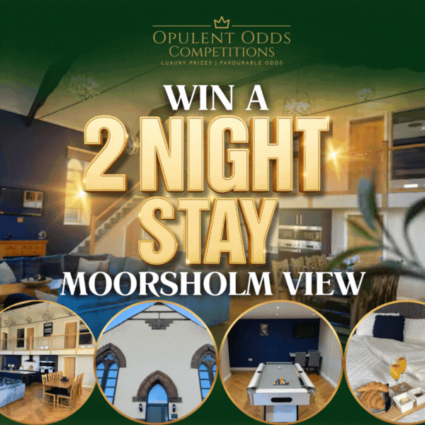 🏡✨ WIN A 2-NIGHT LUXURY STAY AT MOORSHOLM VIEW – SLEEPS 12 ✨🏡 Any available dates in 2026📆