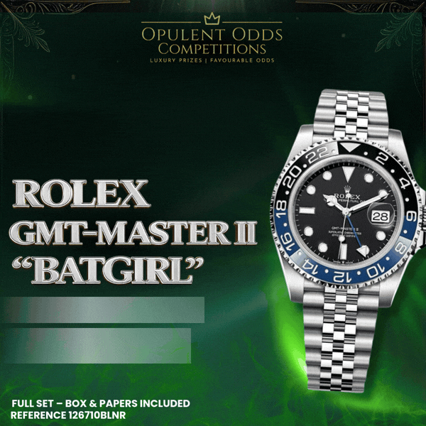 ⌚ Win a Rolex GMT-Master II “Batgirl” – Unworn 2020 Full Set! - £10,000 CASH ALT💰